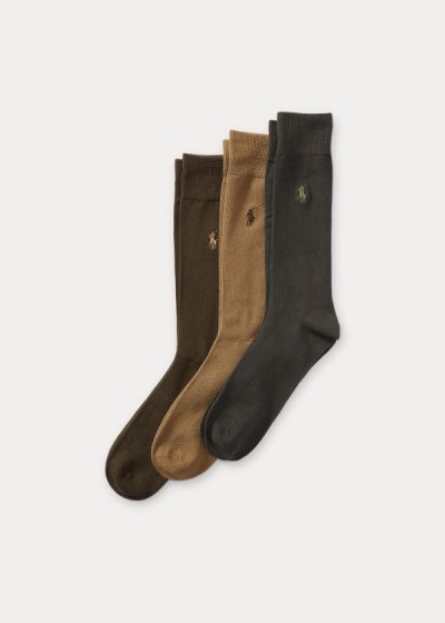 Men's Polo Ralph Lauren Supersoft Trouser 3-Pack Socks | 360982OGP